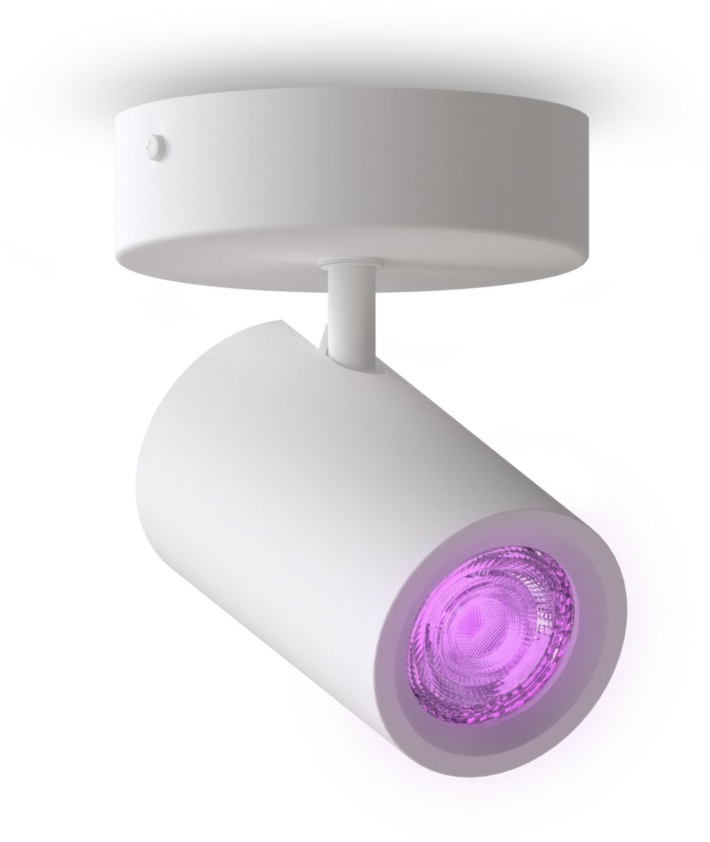 Calex smart plafondlamp - 1-lichts - slimme opbouwspot - rond - wit