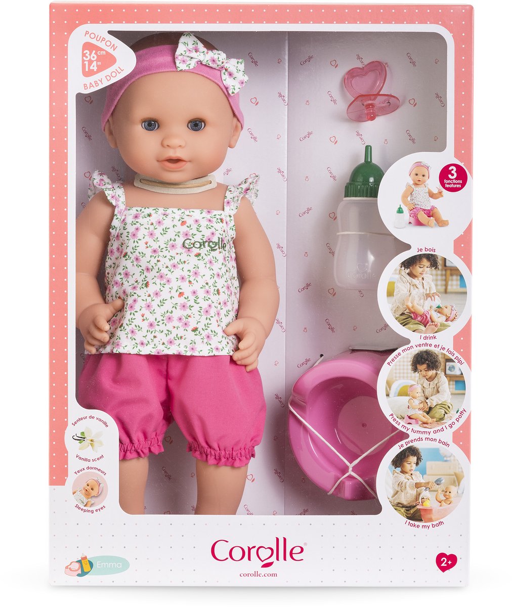 Corolle mon grande poupon drinking and peeing doll emma - 36cm