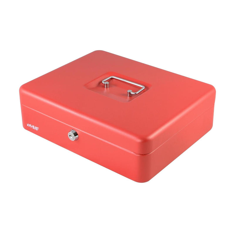 Cassetta portavalori rossa 30x24x9cm