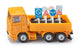 Camion Siku 1322 con segnali stradali 7,7 cm
