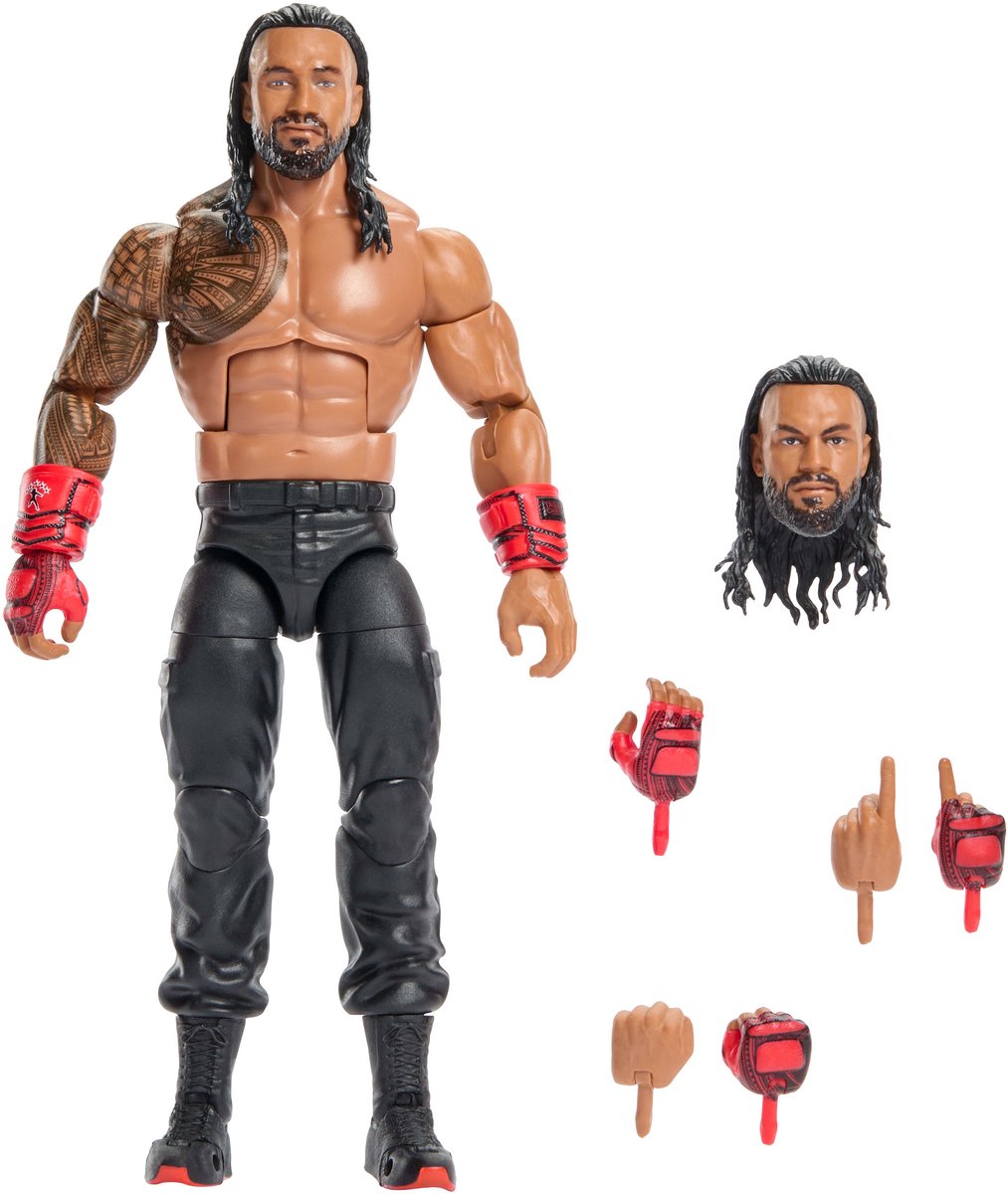 Mattel wwe actiefiguur 6 inch elite collection roman reigns.