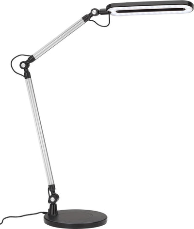 Cigno Briloner - Lampada da scrivania a LED - dimmerabile - con CCT - lampada da tavolo - regolabile - lampada da lettura - nera