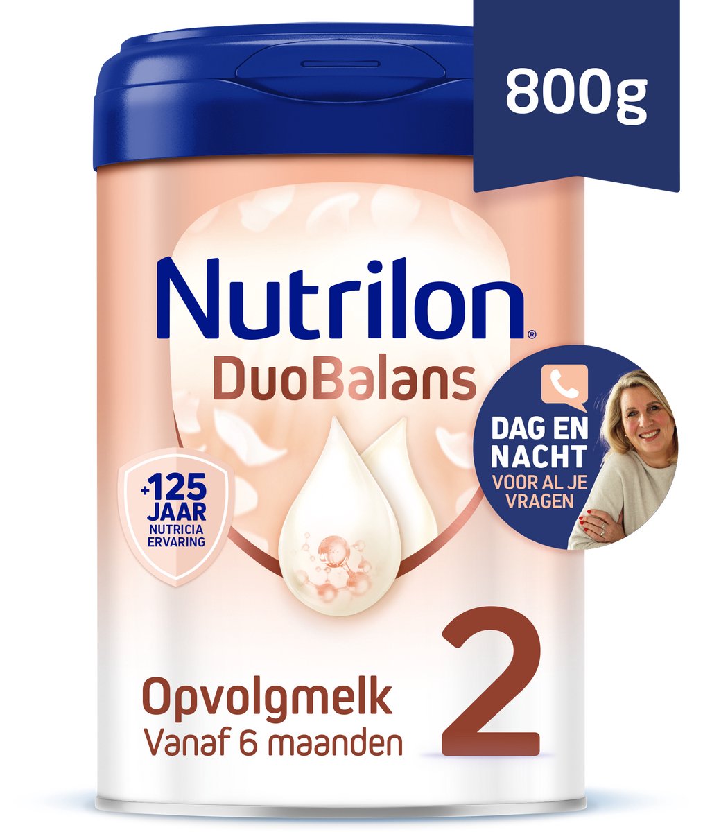 Nutrilon duobalans 2 - flesvoeding vanaf 6 maanden - 800g