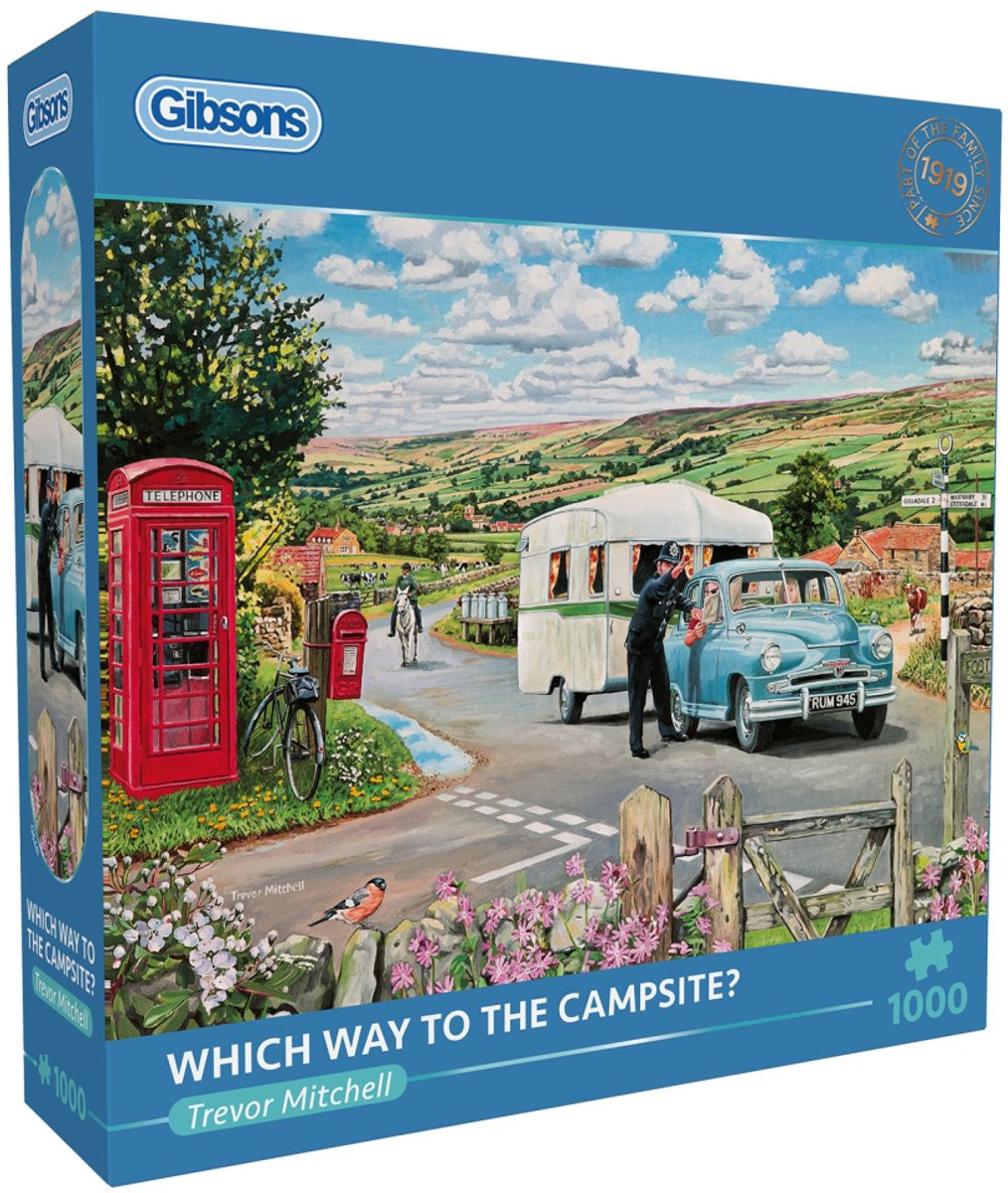 Gibsons - da che parte per il campeggio (di trevor mitchell) - 1000 pezzi 68×49 cm (l×a) - puzzle per adulti
