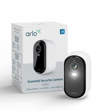 Telecamera di sicurezza Arlo Essential3 2K - 1 telecamera IP