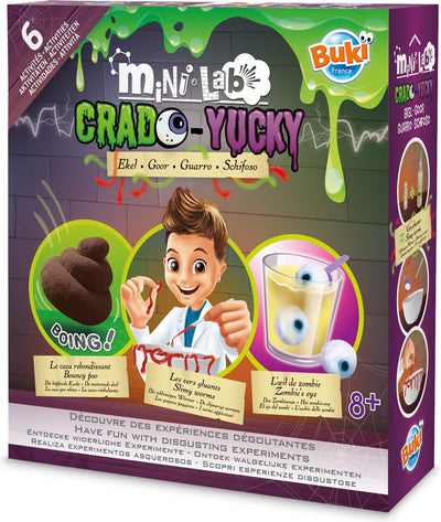 Buki france buki - mini lab - yucky experiments - disgusting experiments - educational toys - experiment