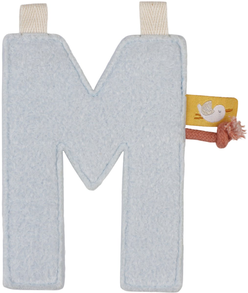 Piccolo elemento ghirlanda olandese - lettera m - blu