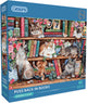 Gibsons - Il gatto torna nei libri (di Debbie Cook) - 1000 pezzi 68×49 cm (l×a) - puzzle per adulti