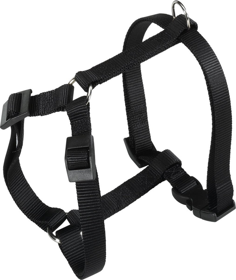 Pettorina per cani Ferplast Champion Harness - nylon - nera - xl - circonferenza collo: 52-80 cm - circonferenza torace: 60-98 cm (misurare prima di ordinare)
