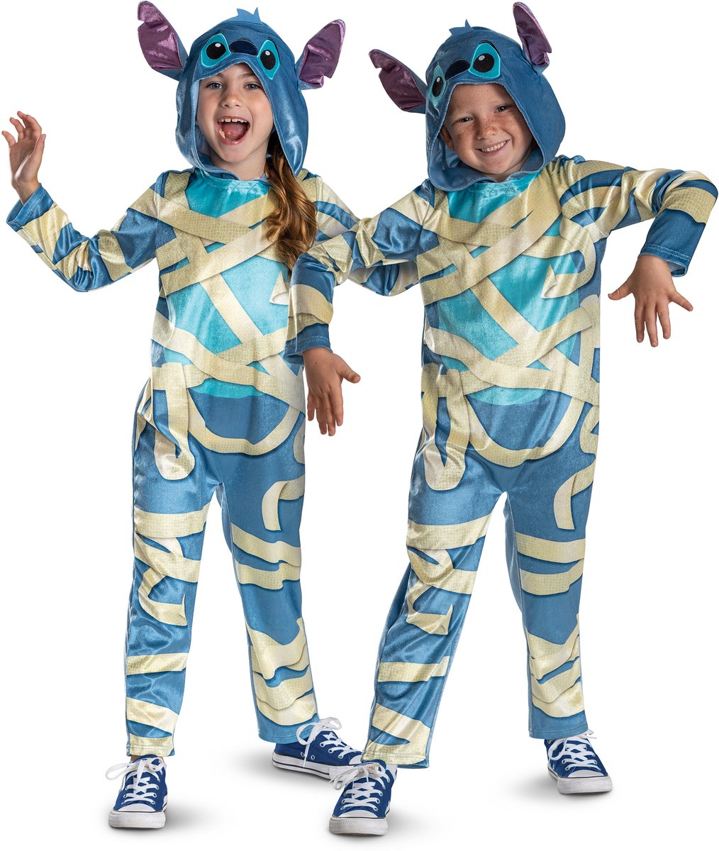 Disguise disney stitch - stitch mummy classic jurk s (5-6 jaar)