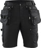 Blåkläder blaklader corto denim stretch x1900 1992-1141 - nero nero - c44