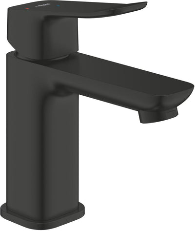 Miscelatore lavabo Grohe Dice - taglia S - risparmio idrico - risparmio energetico - incluso scarico push-open - nero opaco