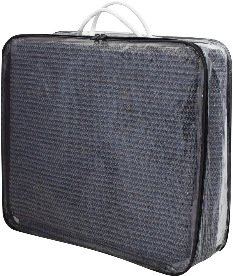 Eurotrail multi functional tapijt schaduwdoek - 300*500cm - grijs blauw