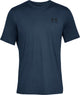 Maglia sportiva da uomo Under Armour UA M Sportstyle LC SS-Blu - Academy - Nera