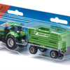 Siku deutz-fahr con rimorchio a 2 assi