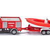 Siku 1636 unimog brandweer met boot 16,7