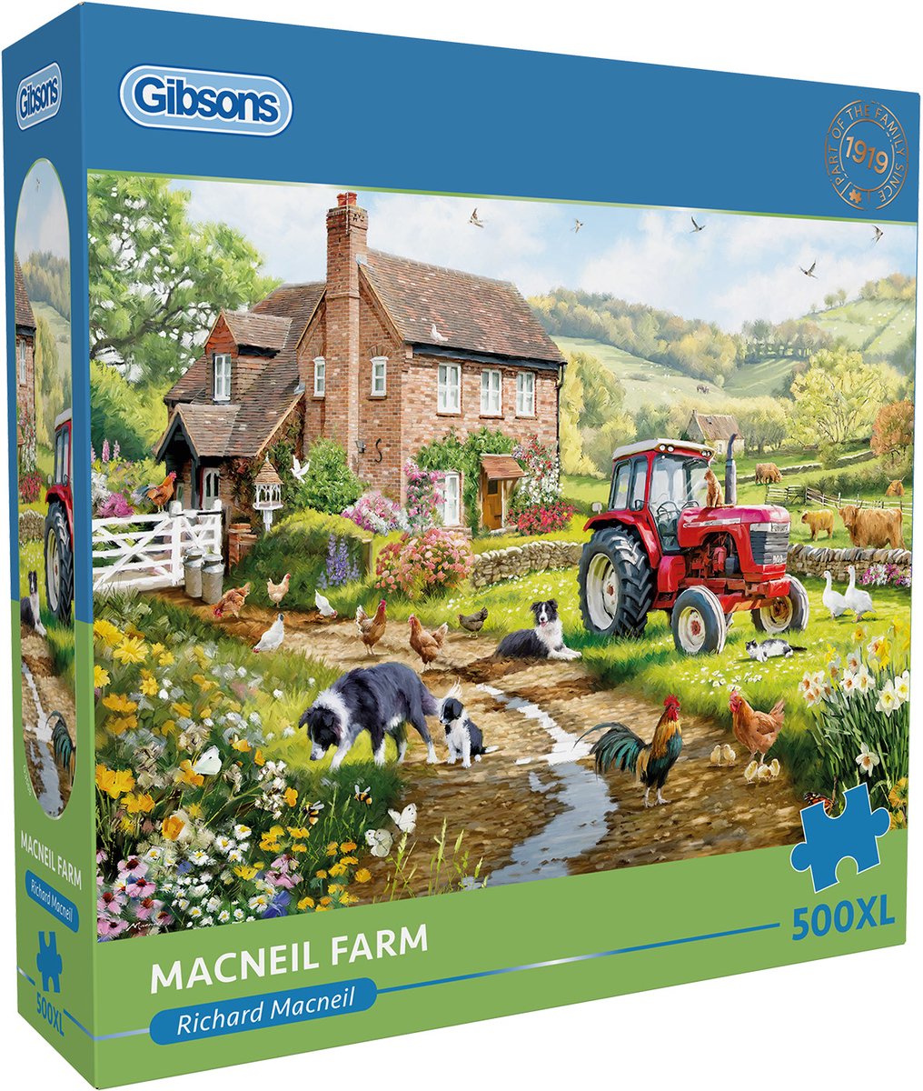 Gibsons - macneil farm (di Richard Macneil) - pezzi 500xl 68×49 cm (l×a) - puzzle per adulti