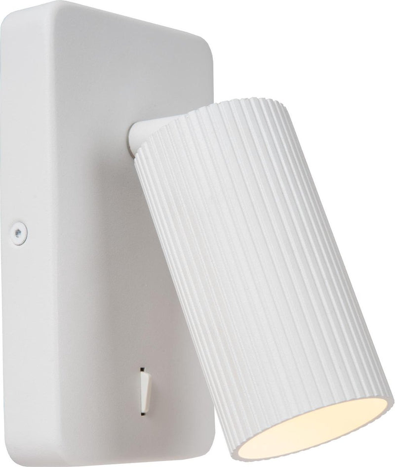 Lucide clubs - bedlamp wandlamp - 1xgu10 - wit