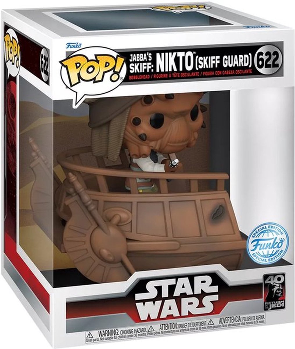 Funko star wars - esquife de jabba: nikto (guardia del esquife) 622 - exclusivo pop