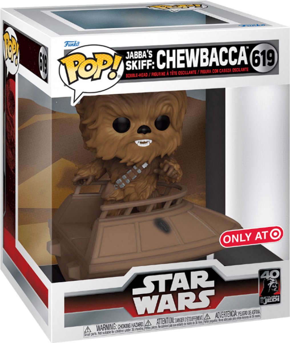 ¡Funko pop! star wars: jabba's skiff: Chewbacca #619 (exclusivo solo en destino)