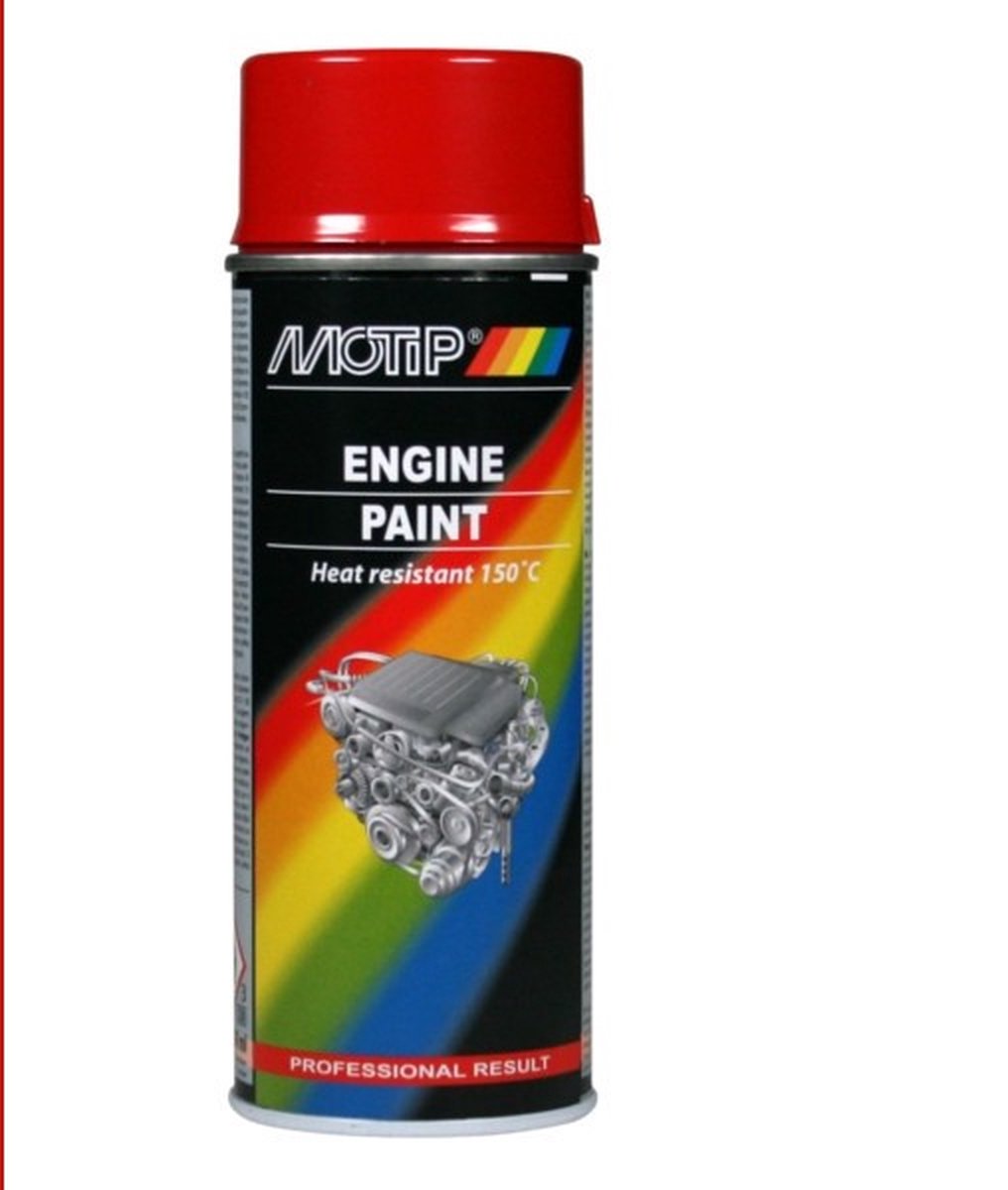 Motip 1051527 - pintura motor volvo rojo spray 400 ml | 1 pieza