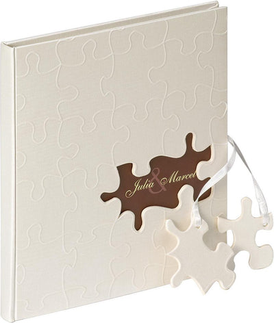 Puzzle Walther gb-173 - libro degli ospiti - 23 x 25 cm - crema