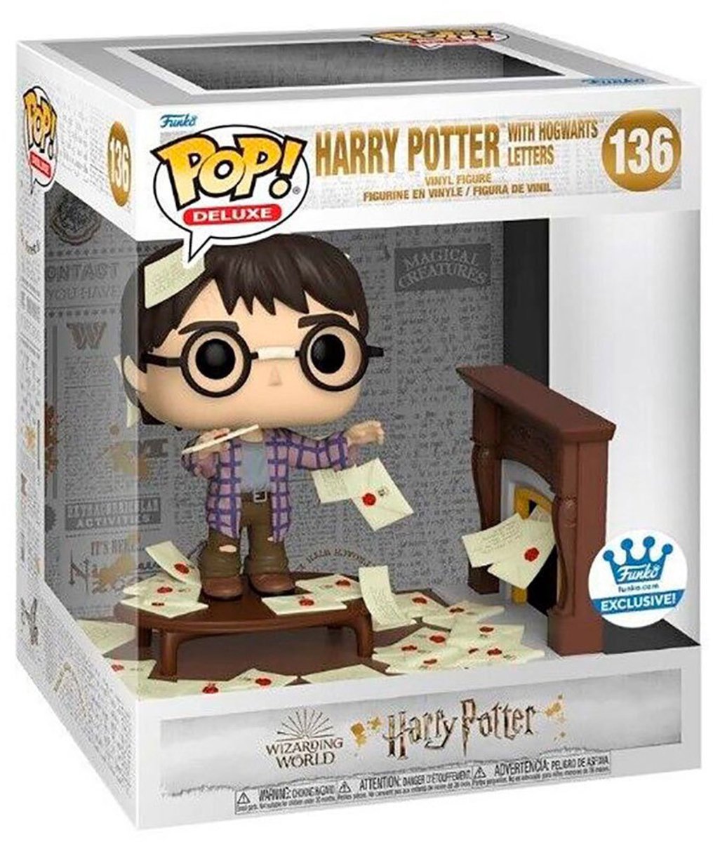 Funko pop! movies: harry potter - harry potter with hogwarts deluxe 20th anniversary shop exclusive