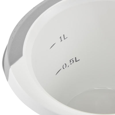 Ciotola Keeper antiscivolo 1,5l bianco grigio