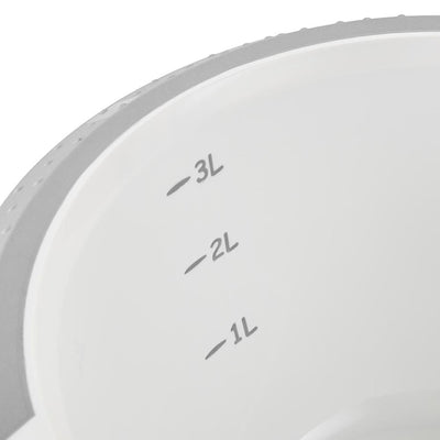 Ciotola Keeper antiscivolo 3,5l bianco grigio