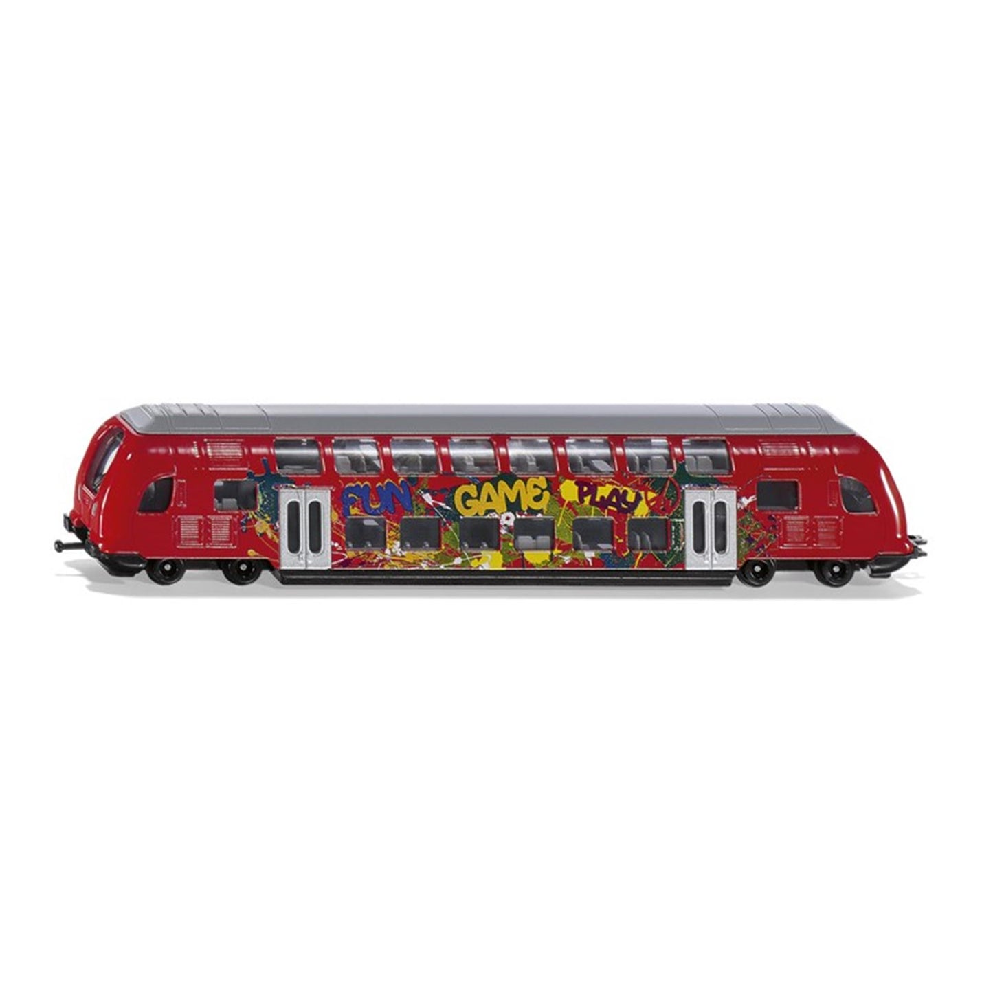 Siku super - dubbeldekker trein modelvoertuig (schaal 1:87)