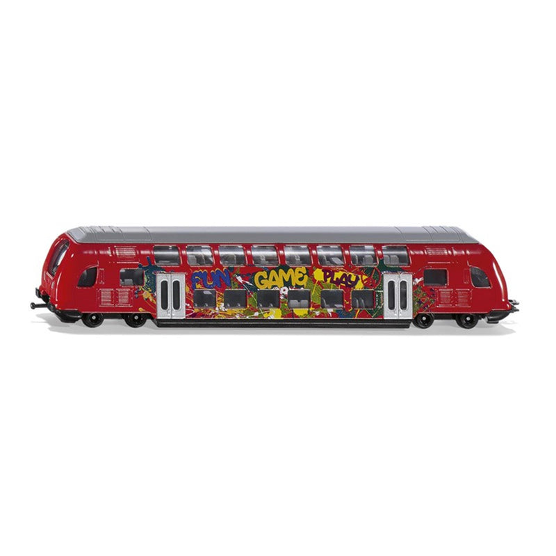 Siku super - dubbeldekker trein modelvoertuig (schaal 1:87)