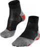 Falke ru5 short anti-blaar functioneel materiaal hardloopsokken heren zwart - maat 42-43