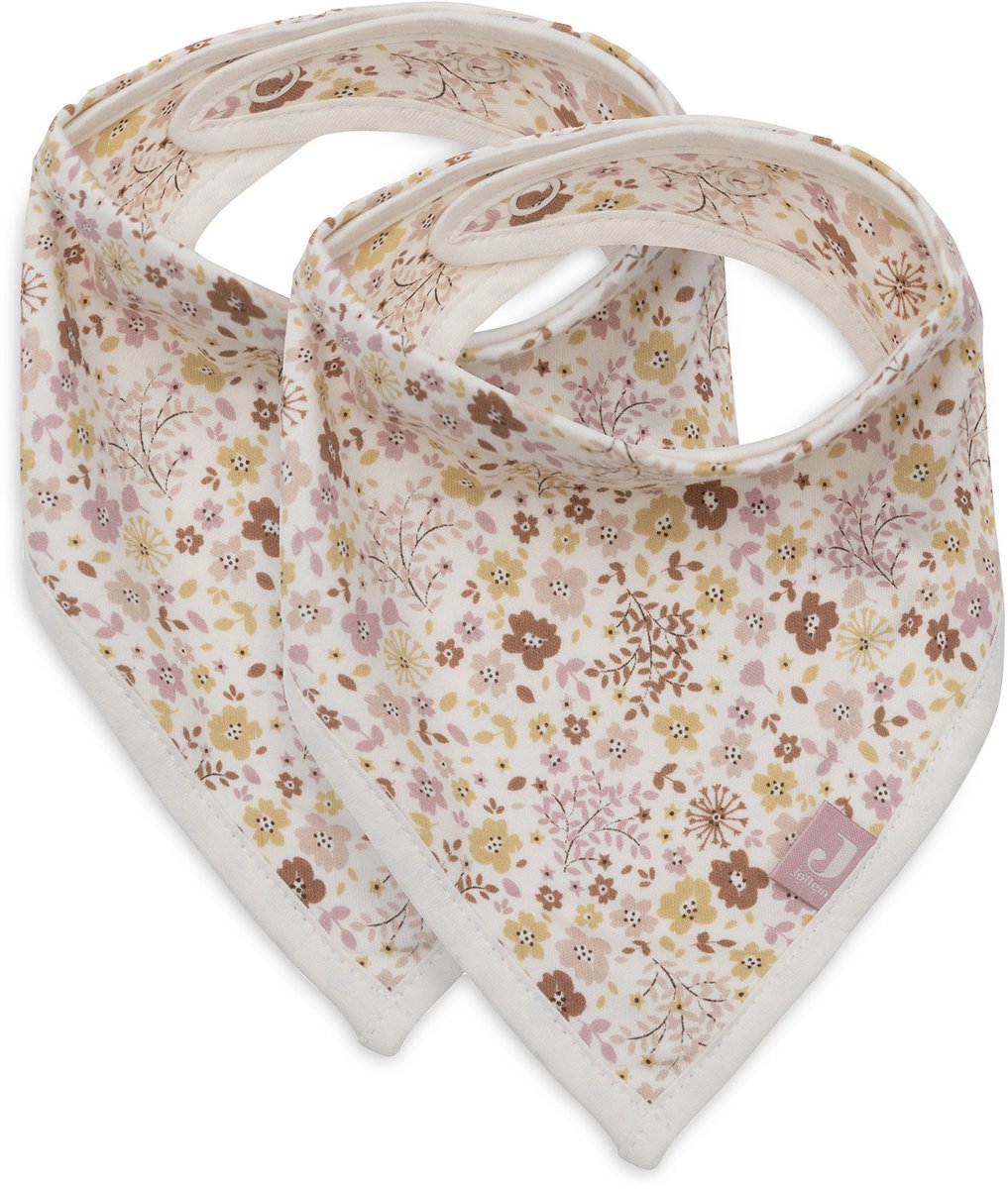 Pañuelo Jollein baberos - 2 piezas - 25 cm - hadas de flores