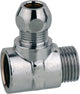 Conector en T de compresión Kirchhoff ms - cromado - 1 2 hembra x 10 mmq x 1 2 macho