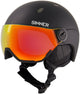 Sinner titan visor unisex skihelm - matte zwart - maat m,55-58 cm