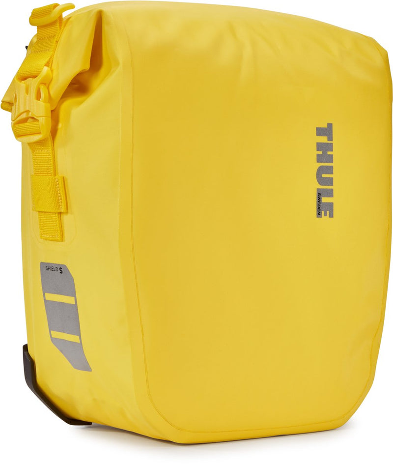 Borsa da bicicletta Thule Shield - gialla - capacità 13 l - set di 2 pezzi capacità 26 l in totale