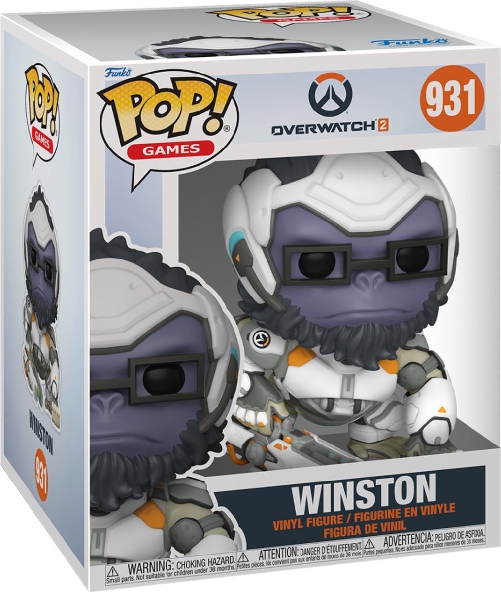 Funko pop games: overwatch 2 - jumbo winston - pop #931