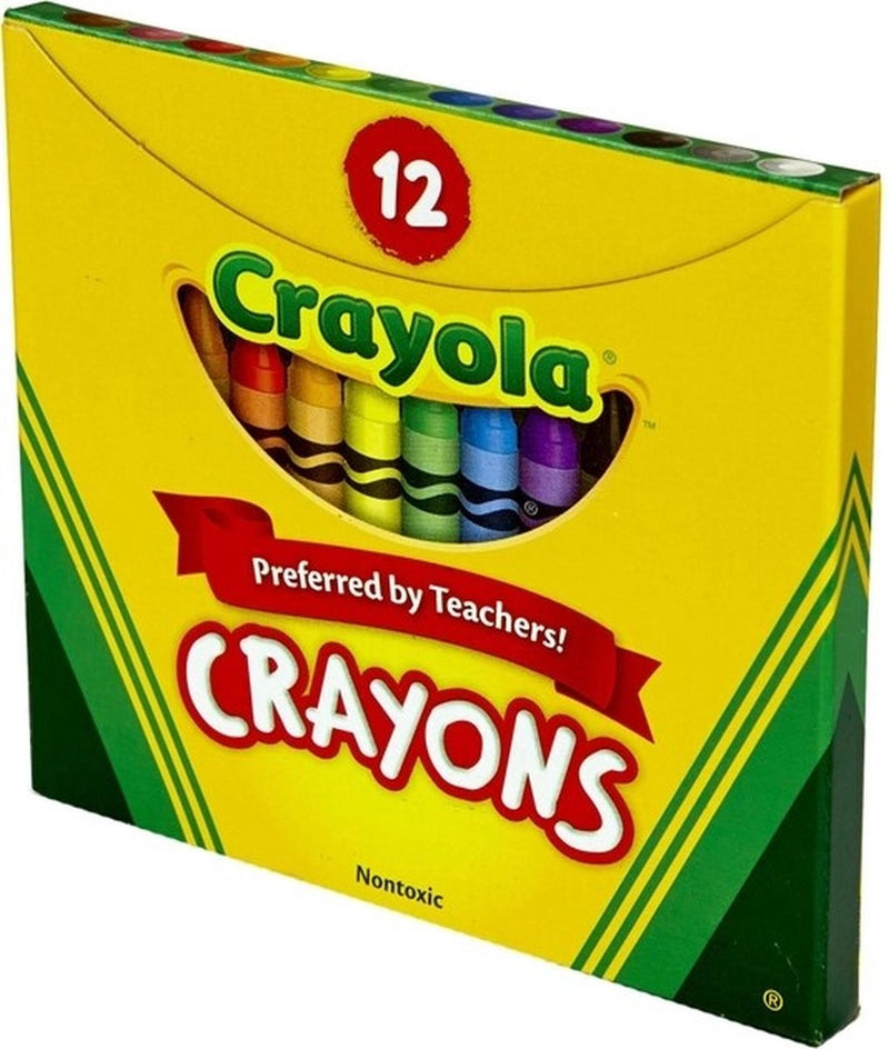 Pastelli Goliath crayola - set di 12 pastelli a cera colorati