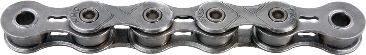 KMC E101 Cadena de bicicletas EPT 112 Schakels - Plata