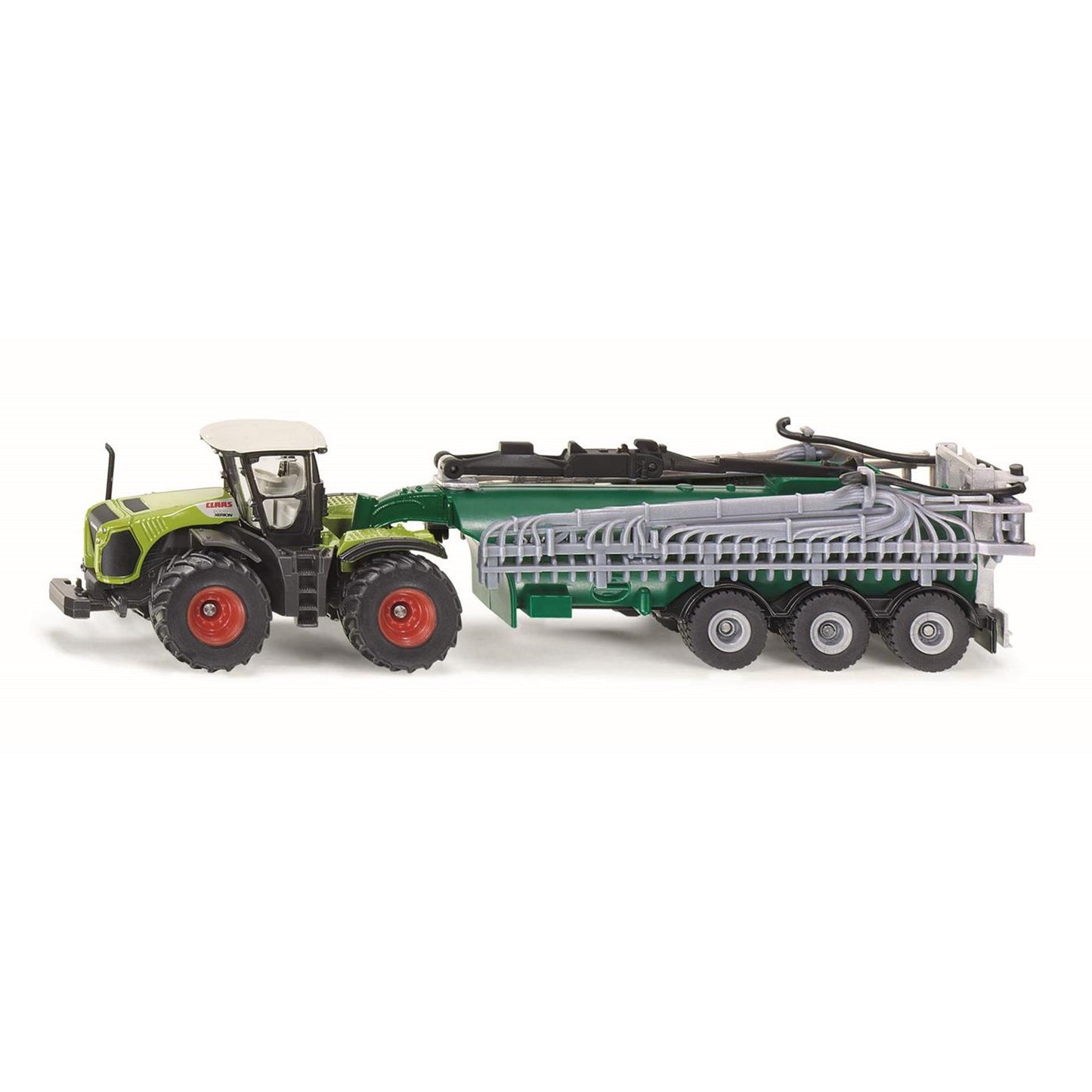 Tractor Siku Claas Xerion + camión cisterna (1:87)