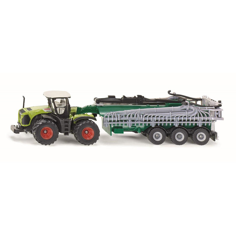 Tractor Siku Claas Xerion + camión cisterna (1:87)