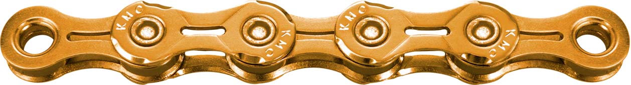 Cadena de bicicletas KMC X11el-Ti-N Gold 118 enlaces