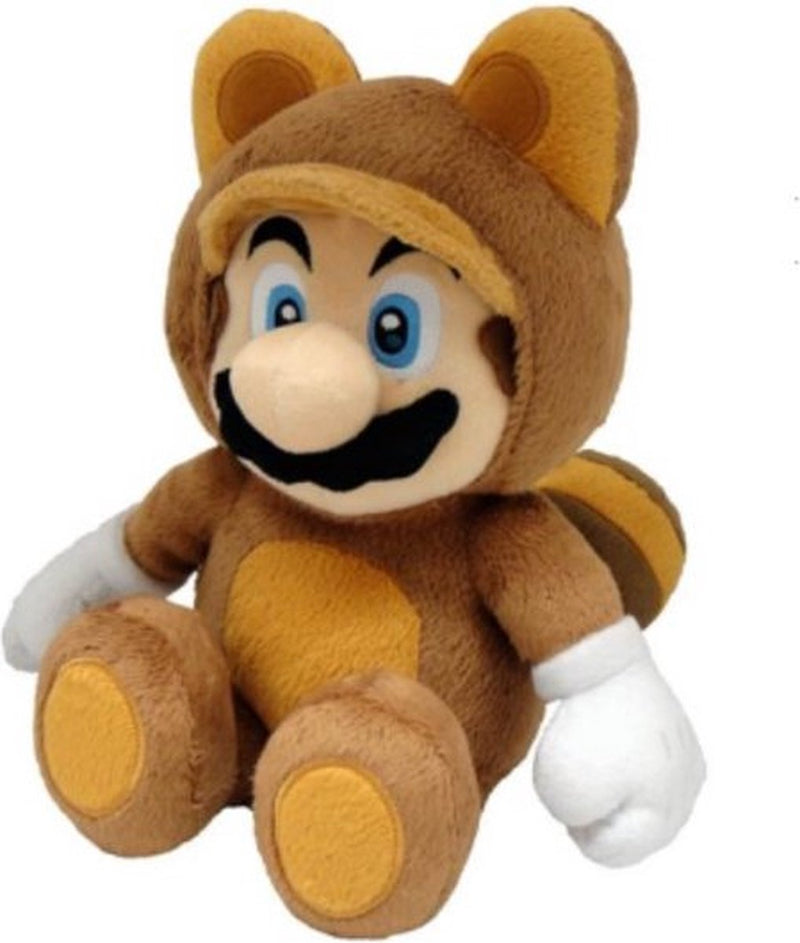 Together+ Nintendo Together + Super Mario Bros – Peluche Mario Tanooki con licenza ufficiale – Peluche 22 cm