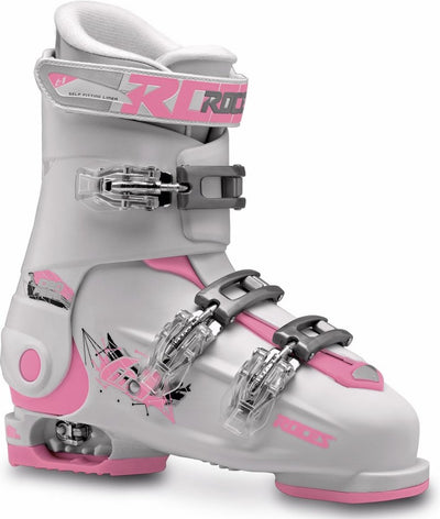 Roces - idea free - ski boots - children - 22.5-25.5 (36-40) - white - pink