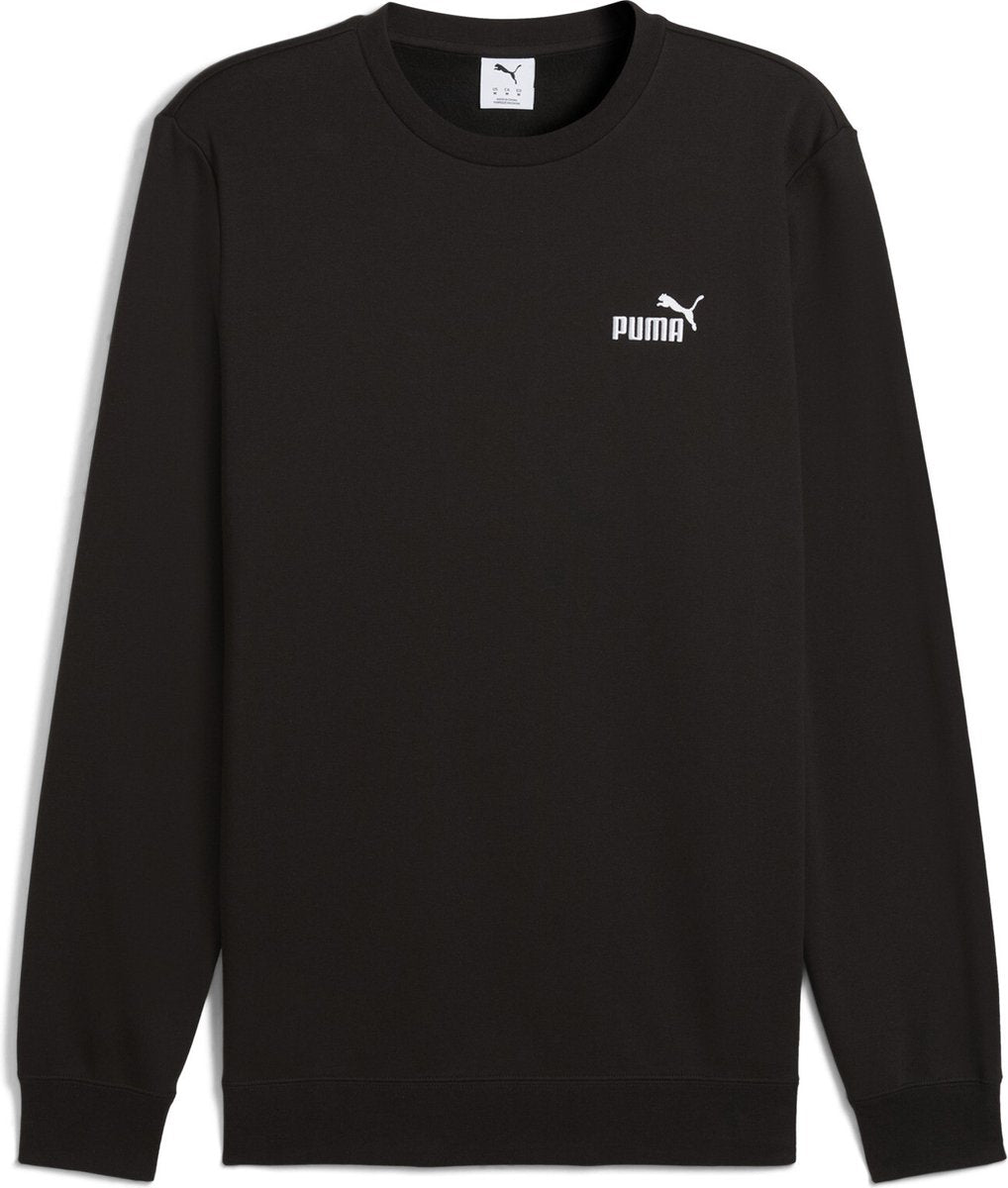 Puma ess piccolo n. 1 maglione unisex con logo Crew FL - nero