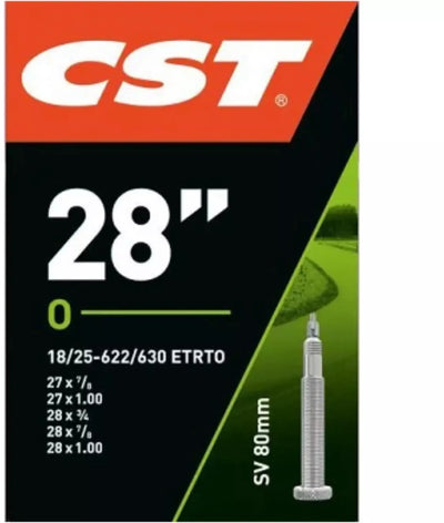 CST Interner Tube Sv15 Race 28 pollici 18 25-622 SV 80 mm xxl Long 071507