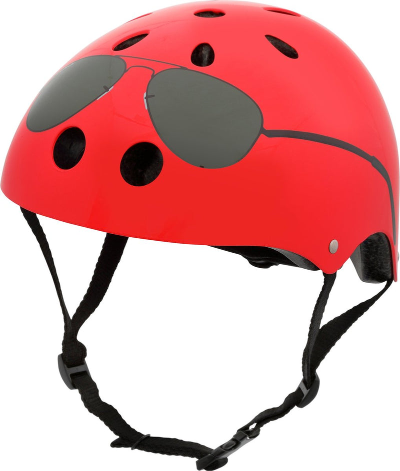 Casco de bicicleta Mini Hornit Lids para niños con luz trasera LED - el aviador (s)
