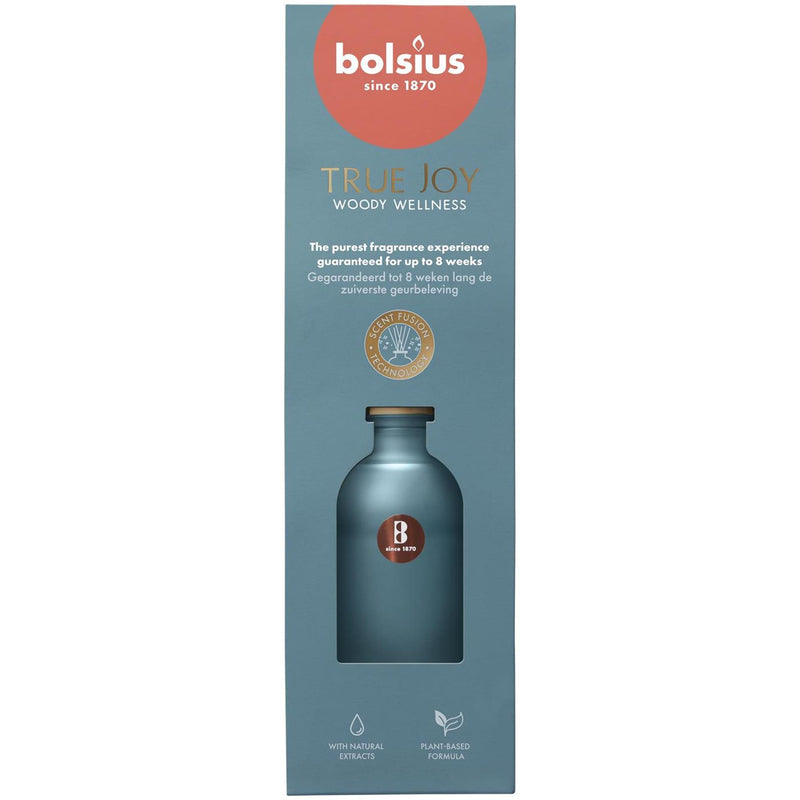 Bastoncini profumati Bolsius benessere legnoso da 80ml