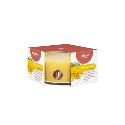 Vela pilar aromática Bolsius 50 80 mimosa