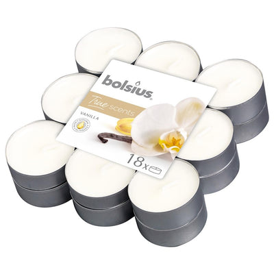 Bolsius Geurthelicht True Scents vanilla 18 pieces